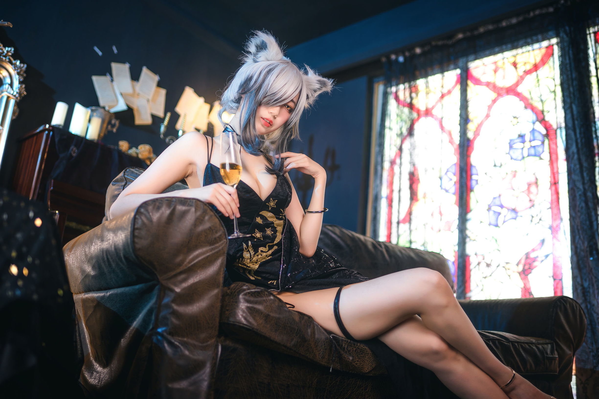 [Cosplay写真]周叽是可爱兔兔礼服插图9